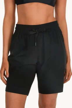 Women Base Swim Plain Mid Boardshort