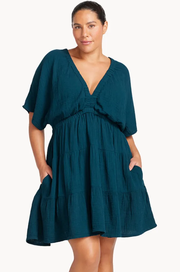 Women Artesands Plain Pachelbel Short Dress