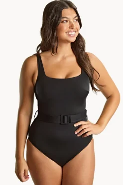 Women Panache Plain Serena F Cup Square Neck One Piece