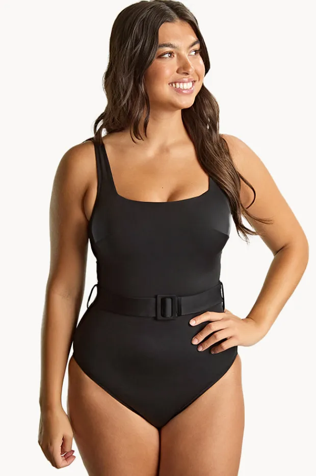 Women Panache Plain Serena G Cup Square Neck One Piece