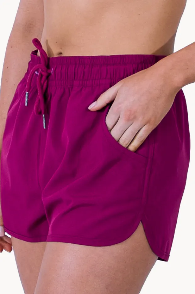 Women Base Swim Plain Short Boardshort