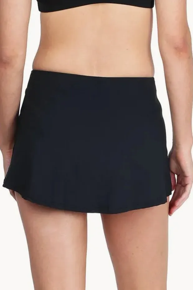 Women Base Swim Plain Skirted Pant