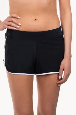 Women Salty Ink Plain Sporty Boardshort