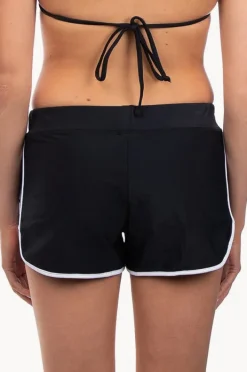 Women Salty Ink Plain Sporty Boardshort
