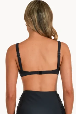 Women Base Swim Plain Square Neck Crop