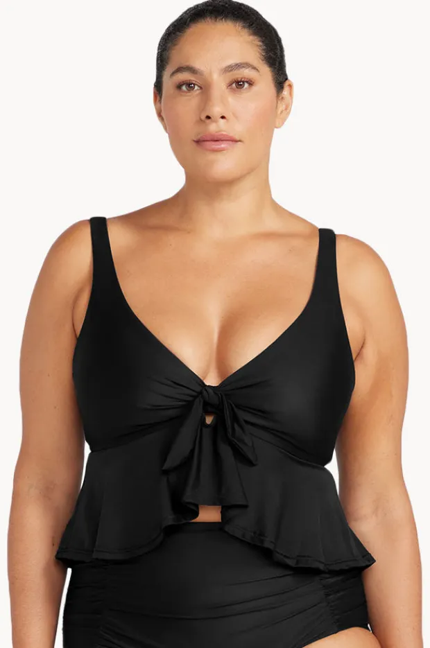 Women Artesands Plains Chagall Midriff Bikini Top