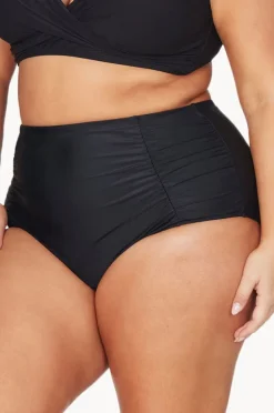 Women Artesands Plains High Waist Ruched Pant