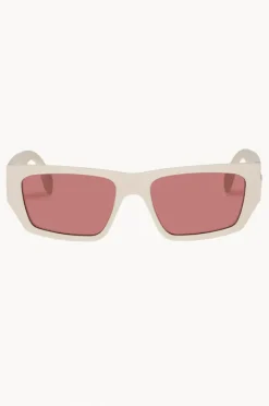 Women Le Specs Plastic Measures Sunglasses