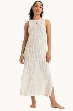 Women Roxy Playa Mood Crochet Dress