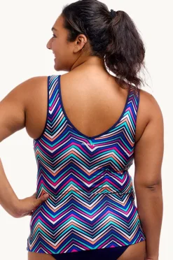 Women Funkita Point Out DD/E Cup Zip Front Tankini Separate