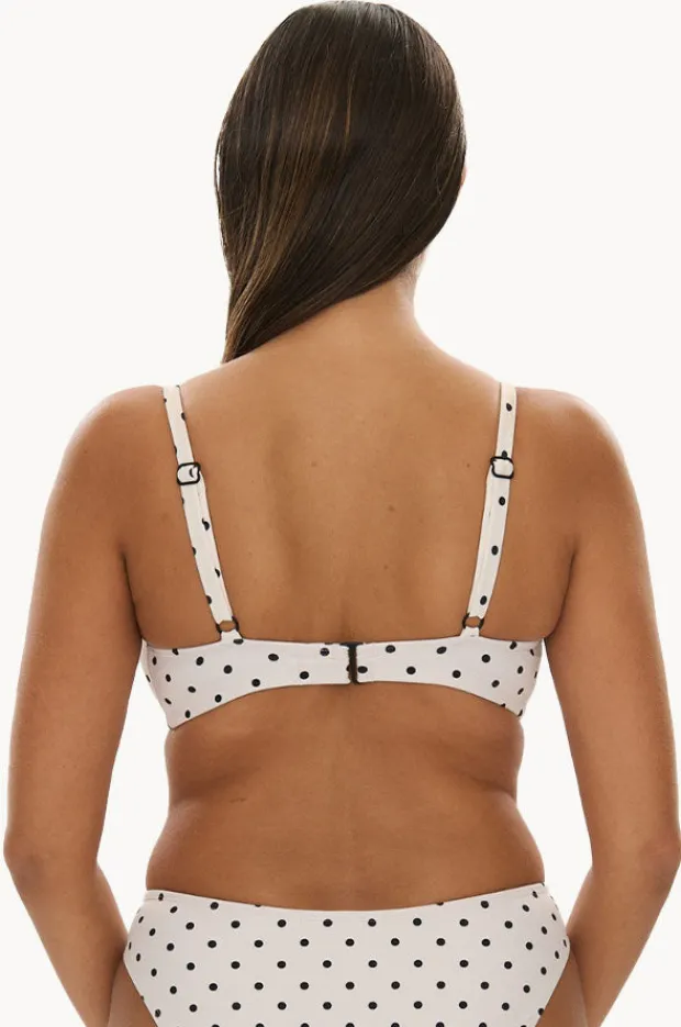 Women Raq Apparel Polka Dot GG/H Cup Balconette Bra