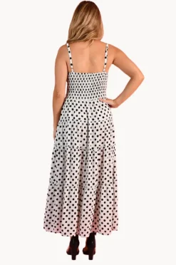 Women Go Girl Polka Dot Traveller Maxi Dress