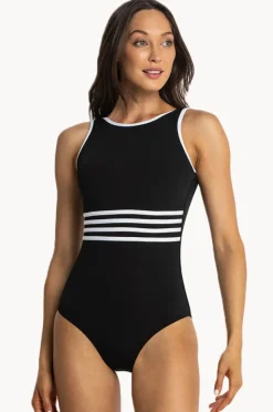 Women Sunseeker Pool High Neck One Piece