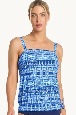 Women Jantzen Portugal Bandeau Blouson Tankini Separate
