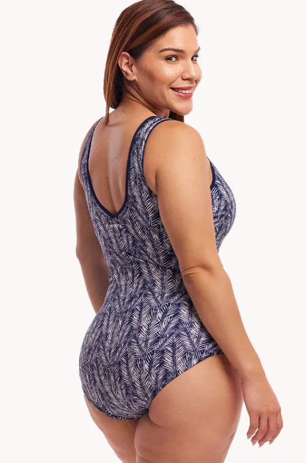 Women Funkita Pressure Palm DD/E Cup Zip Front One Piece