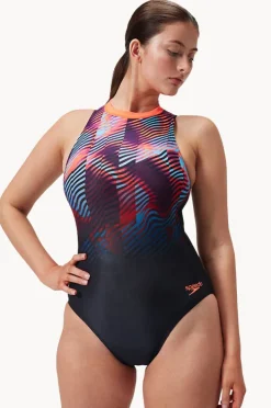 Women Speedo Printed Hydrasuit One Piece