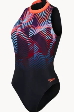 Women Speedo Printed Hydrasuit One Piece