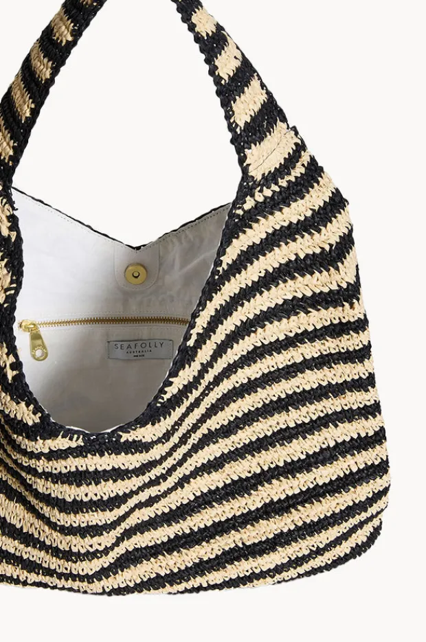 Women Seafolly Raffia Stripe Tote Bag