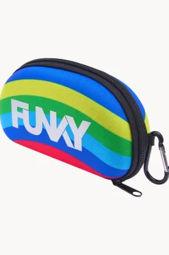 Funky Trunks Rainbowie Goggle Case