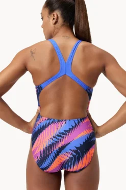 Women Speedo Razor Sharp Allover Digital Powerback One Piece