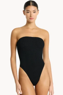 Women Bond-eye Recycled Fane Bandeau One Piece