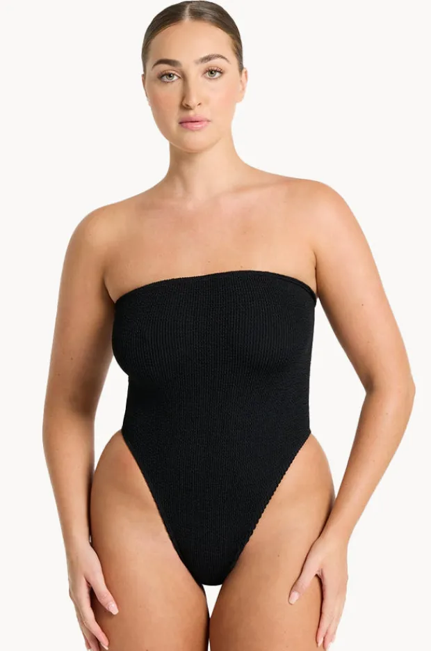 Women Bond-eye Recycled Fane Bandeau One Piece