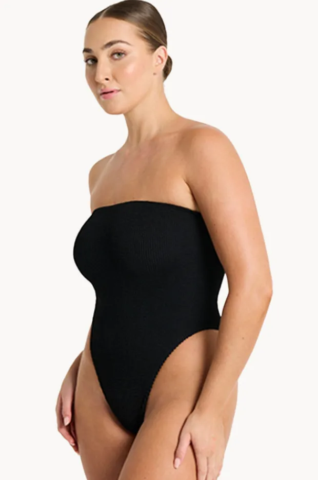 Women Bond-eye Recycled Fane Bandeau One Piece