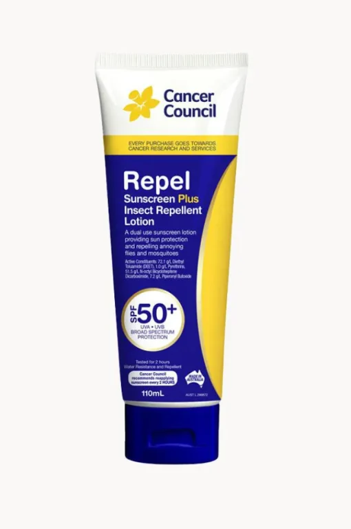 Women Cancer Council Australia Repel Sunscreen 50+ 110ml