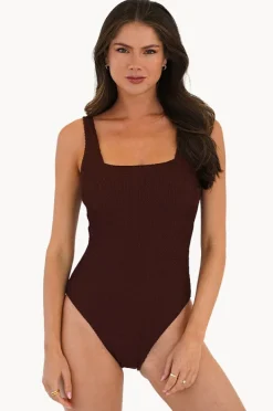 Women Moontide Retro Deco F/G Cup Square Neck One Piece