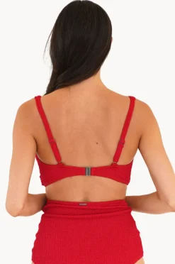Women Moontide Retro Deco F/G Cup Wrap Front Bra