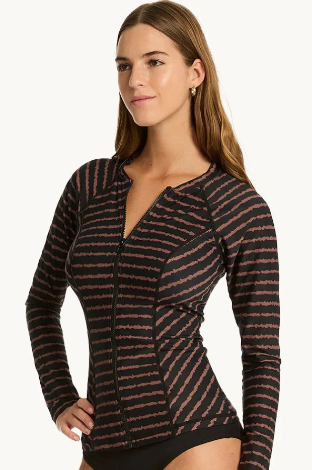 Women Sea Level Riptide Long Sleeve Suntop