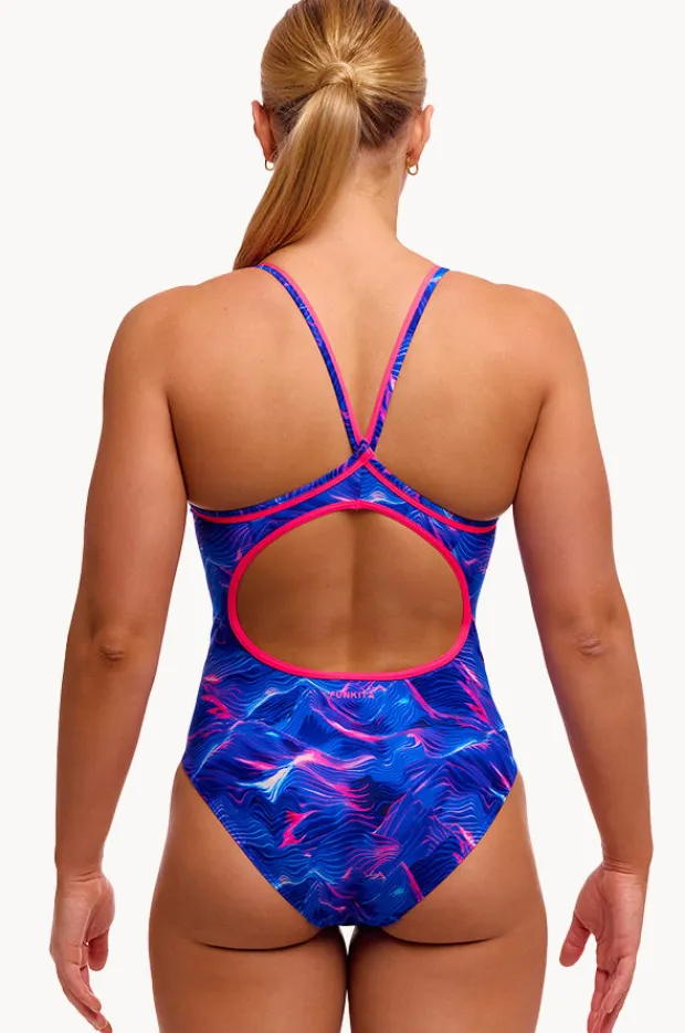 Women Funkita Rising Tide Diamond Back One Piece