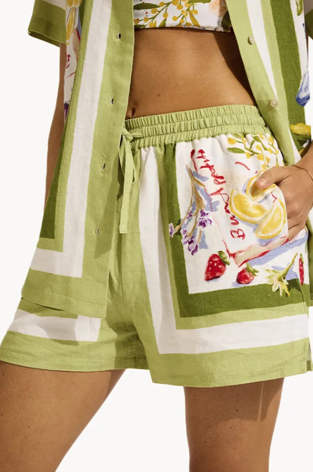 Women Seafolly Riviera Coast Drawcord Short