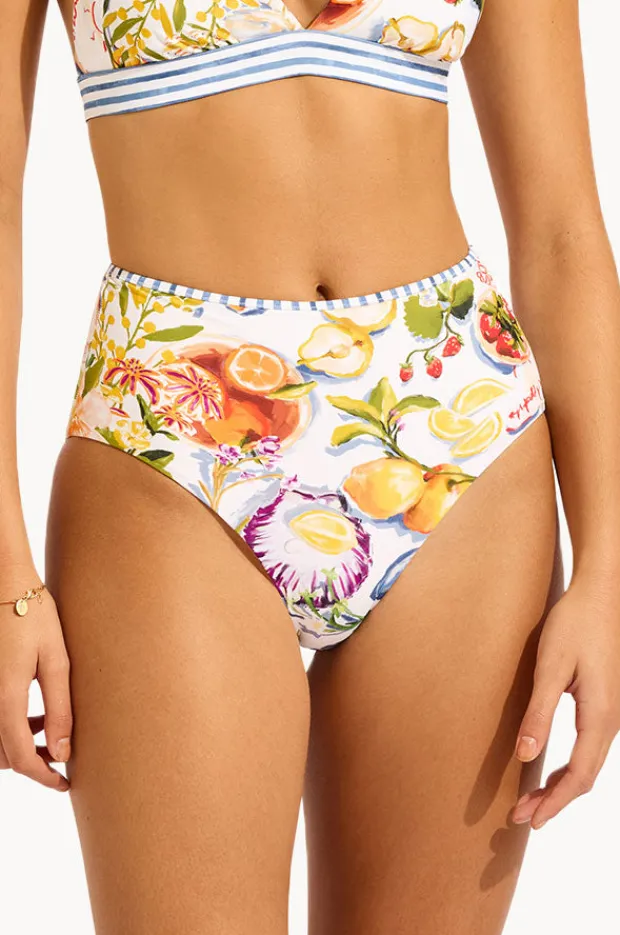 Women Seafolly Riviera Coast High Waisted Pant