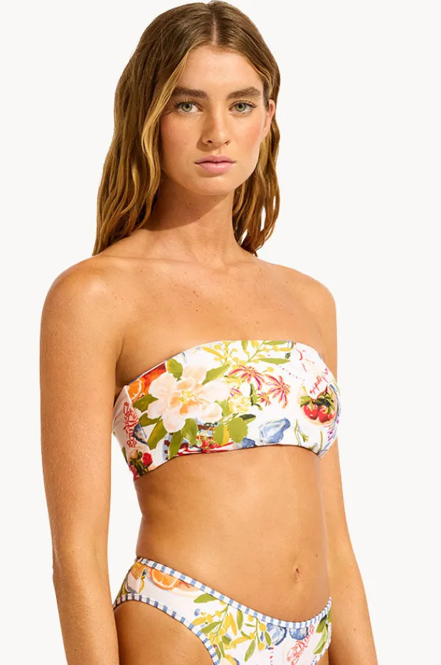 Women Seafolly Riviera Coast Reversible Tube Top