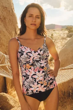 Women Sunseeker Rome Twist Front Tankini Separate