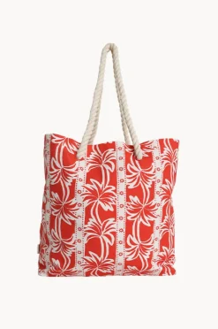 Women Billabong Row Of Palms Beach Bag