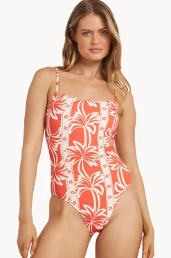 Women Billabong Row Of Palms Bella One Piece