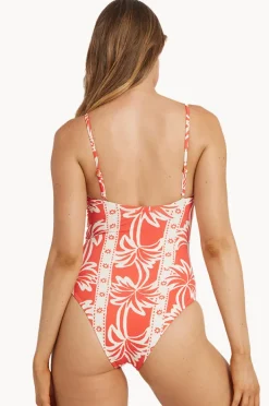 Women Billabong Row Of Palms Bella One Piece