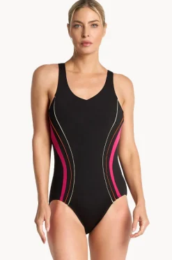 Women Poolproof Rozella Side Splice Tank One Piece