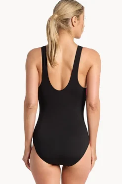Women Poolproof Rozella Side Splice Tank One Piece