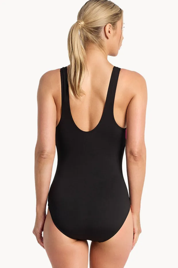 Women Poolproof Rozella Side Splice Tank One Piece