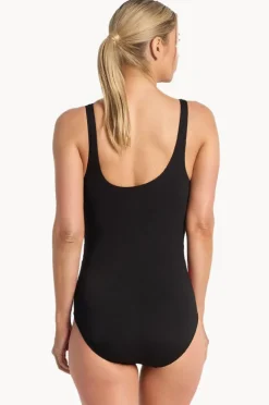 Women Poolproof Rozella Triangle Splice Tank One Piece