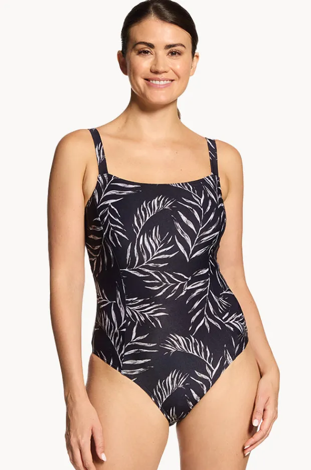Women Zoggs Safari Leaf Classicback One Piece