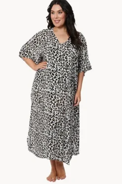 Women Sundrenched Safari Long Kaftan