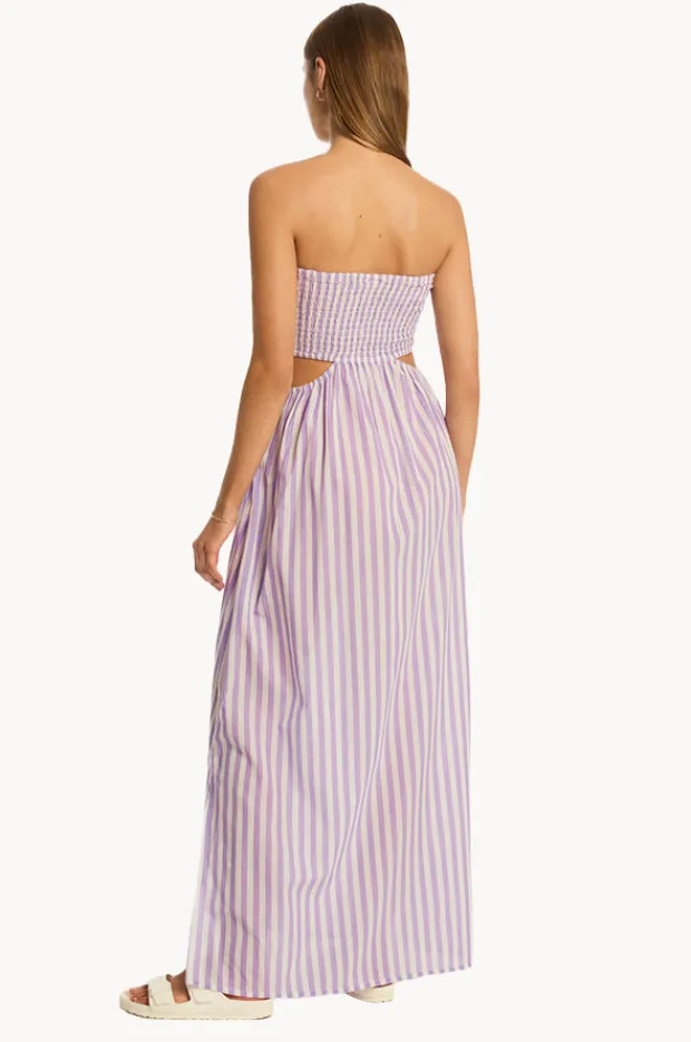 Women Sea Level Sails Bandeau Dress