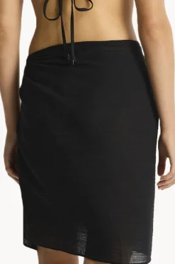 Women Sea Level Salt Frayed Sarong