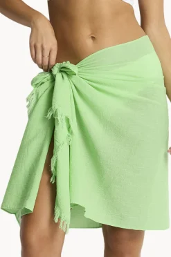 Women Sea Level Salt Frayed Sarong
