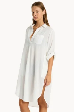 Women Sea Level Salt Long Cover Up