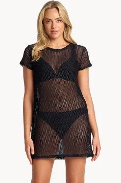 Women Sunseeker Salt Mesh T-Shirt Dress
